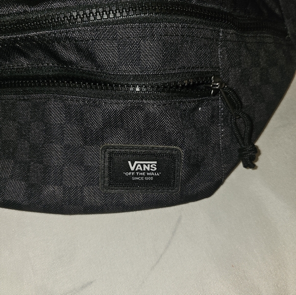 Vans Men's Black Checkered Belt Bag - Picture 2 of 5